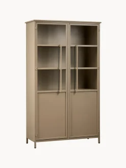 Vitrinas|Vitrinas> Vitrina de metal Exhibit Beige mate