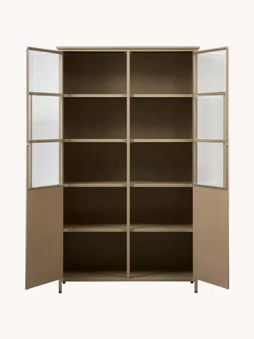 Vitrinas|Vitrinas> Vitrina de metal Exhibit Beige mate