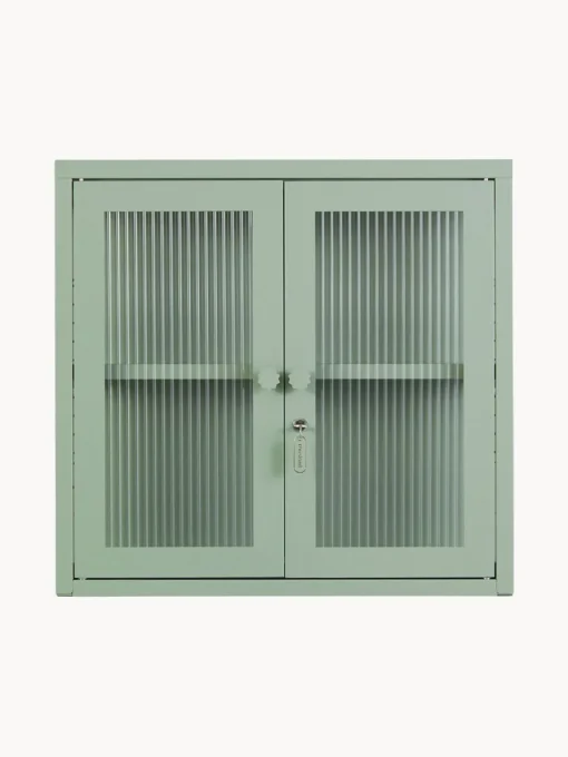 Estanterías De Pared|Vitrinas>Mustard Made Vitrina de pared The Kit Transparente, verde menta