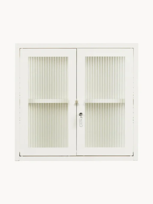 Estanterías De Pared|Vitrinas>Mustard Made Vitrina de pared The Kit Transparente, Off White