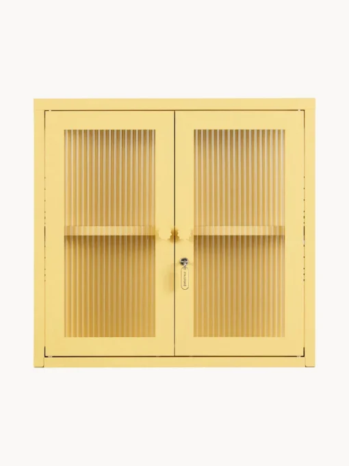 Estanterías De Pared|Vitrinas>Mustard Made Vitrina de pared The Kit Transparente, amarillo claro