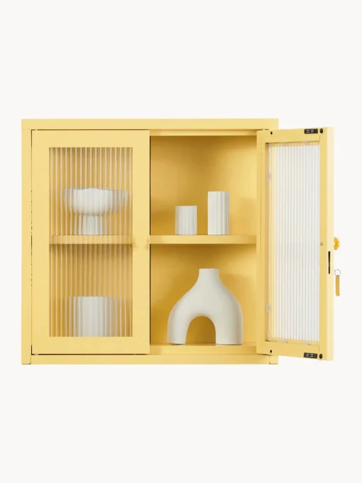 Estanterías De Pared|Vitrinas>Mustard Made Vitrina de pared The Kit Transparente, amarillo claro