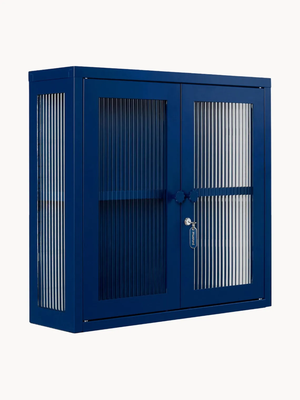 Estanterías De Pared|Vitrinas>Mustard Made Vitrina de pared The Kit Transparente, azul oscuro