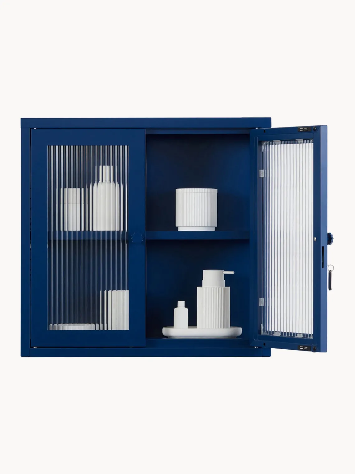 Estanterías De Pared|Vitrinas>Mustard Made Vitrina de pared The Kit Transparente, azul oscuro