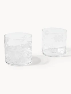 Vasos|Vajillas Completas></noscript>Westwing Collection Westwing | Crosby Studios, vasos altos artesanales Cristal, 2 uds.