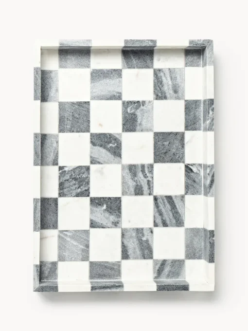 Bandejas Decorativas|Jarrones>Westwing Collection Westwing | Crosby Studios, bandeja decorativa de mármol Carreaux