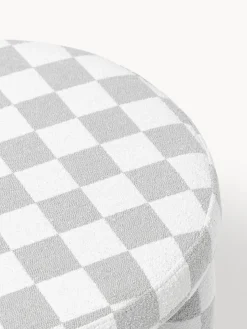 Pufs Y Otomanos|Pufs Y Otomanos></noscript>Westwing Collection Westwing | Crosby Studios, taburete tapizado Tabouret Blanco, gris claro