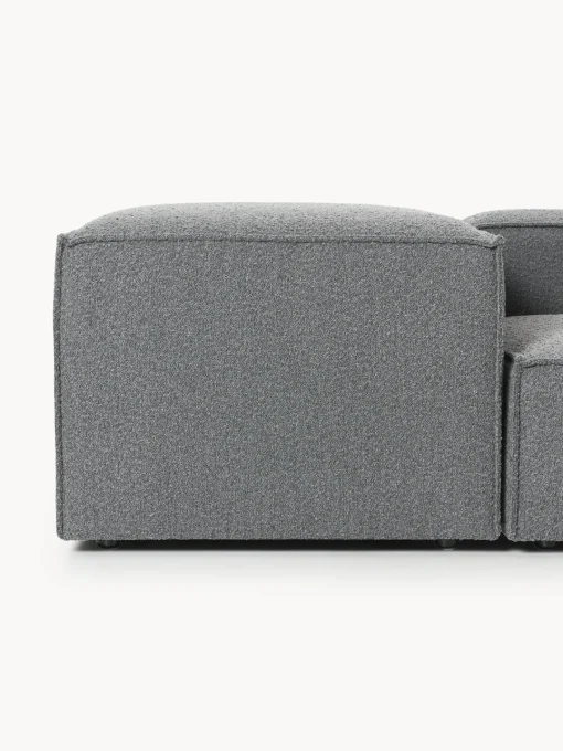 Butacas|Sillones>Westwing Collection Westwing | Crosby Studios, sillón en tejido bouclé con reposabrazos anchos Lennon Bouclé gris antracita