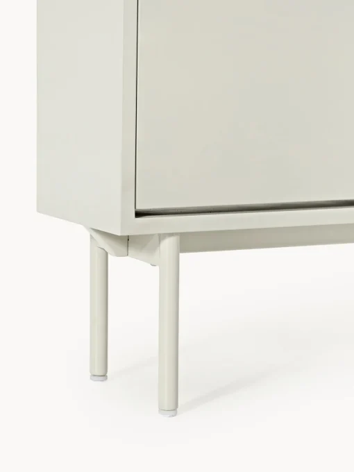 Zapateros|Zapateros>Westwing Collection Zapatero de madera con compartimentos plegables Elona Beige claro brillante