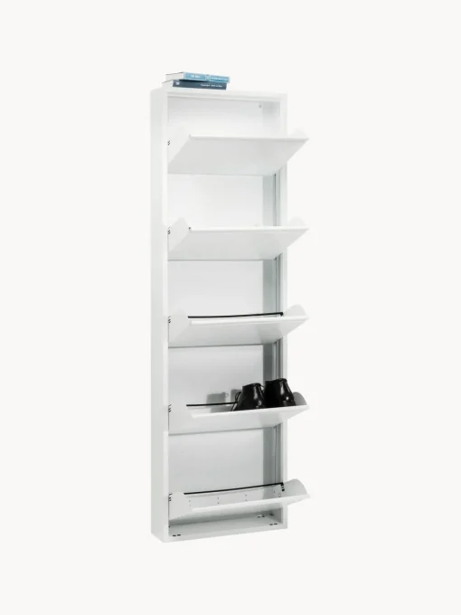 Zapateros|Zapateros>Kare Design Zapatero de pared Caruso, puertas abatibles Blanco