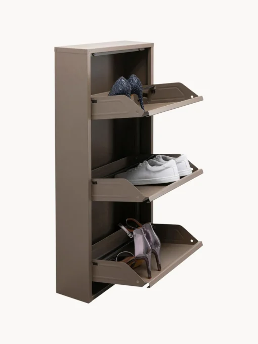 Zapateros|Zapateros>Kare Design Zapatero de pared Caruso, puertas abatibles Taupe