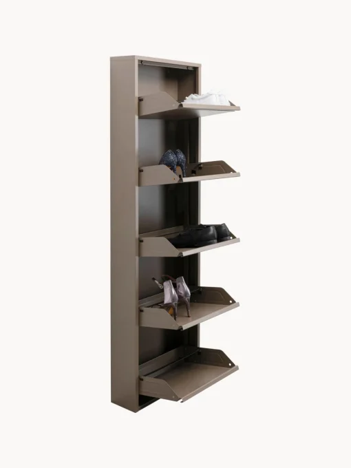 Outlet Zapatero de pared Caruso, puertas abatibles Zapateros|Zapateros
