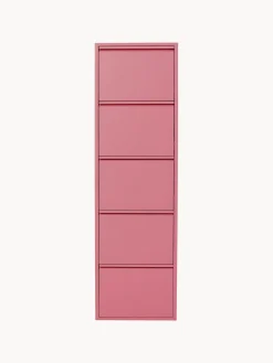 Zapateros|Zapateros>Kare Design Zapatero de pared con compartimentos plegables Caruso Rosa