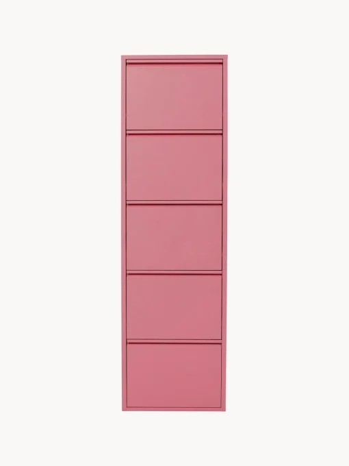 Zapateros|Zapateros>Kare Design Zapatero de pared con compartimentos plegables Caruso Rosa