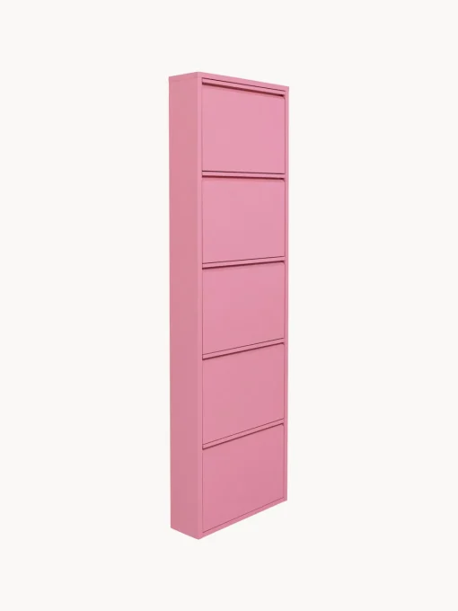 Zapateros|Zapateros>Kare Design Zapatero de pared con compartimentos plegables Caruso Rosa