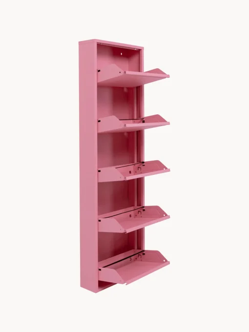 Zapateros|Zapateros>Kare Design Zapatero de pared con compartimentos plegables Caruso Rosa