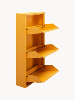 Zapateros|Zapateros></noscript>Kare Design Zapatero de pared con compartimentos plegables Caruso Amarillo sol
