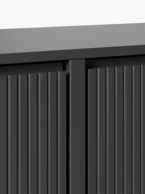 New Zapatero de pared con puertas abatibles y frente acanalado Shea Zapateros|Zapateros