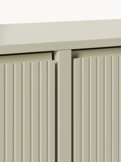Sale Zapatero de pared con puertas abatibles y frente acanalado Shea Zapateros|Zapateros