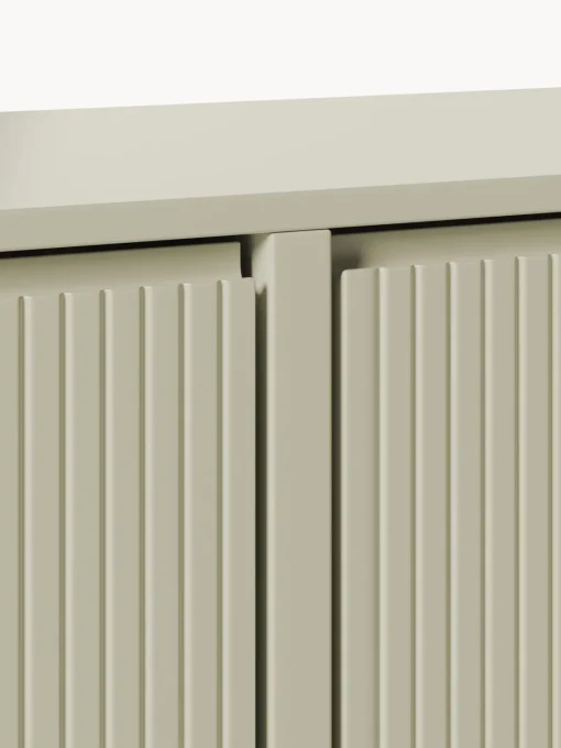 Sale Zapatero de pared con puertas abatibles y frente acanalado Shea Zapateros|Zapateros